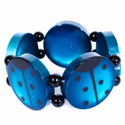 bracelet coccinelle ronde turquoise scaled