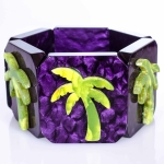 bracelet palmier violet scaled