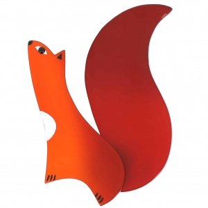 broche cassegrain roux et cuivre