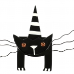 broche chat mascotte noir 0000
