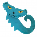broche chat petrus turquoise 0000