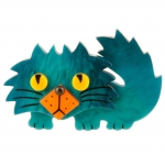 broche chat rocky turquoise