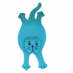 broche chat serpolet turquoise