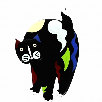 broche chat titus decor noir hors serie 1