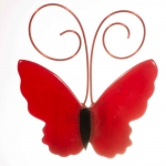 broche papillon petit rouge