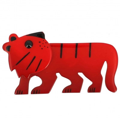 broche tigredou rouge 1