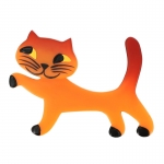 broche chat titi orange 1
