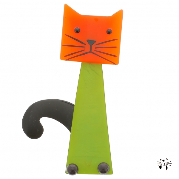 chat cafetiere anis orange