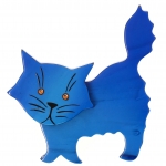Chat Fripon bleu