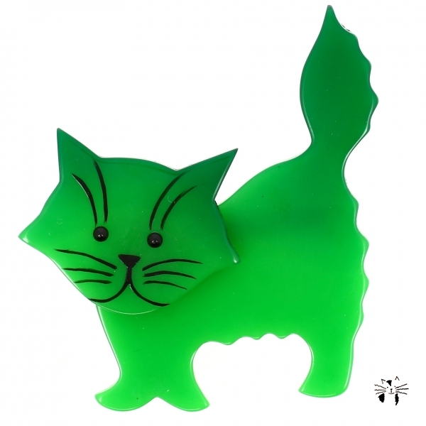 Chat Fripon vert