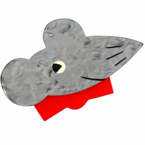 Souris Papillon gris
