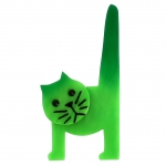 Chat Chaise vert vif