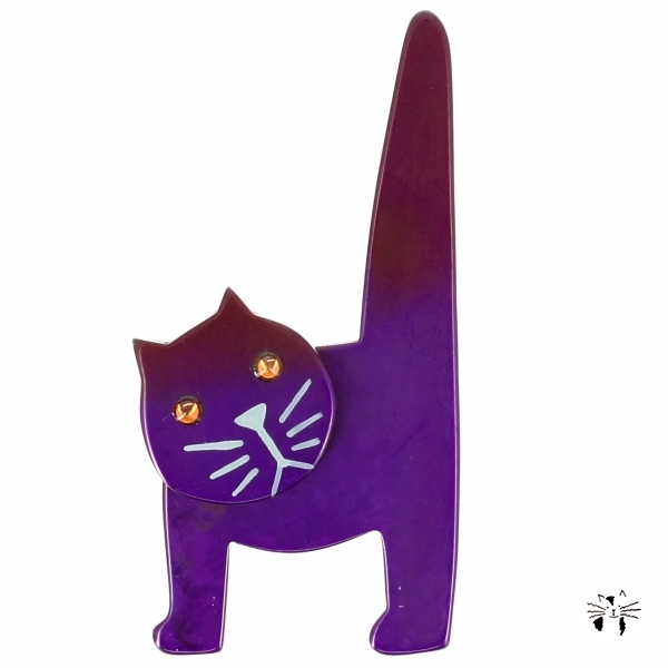 Chat Chaise violet