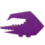 Crocodile trapeze violet