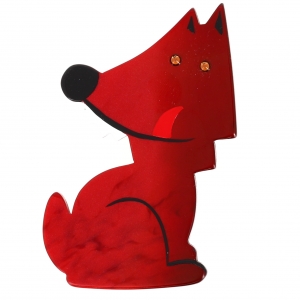 loup garou rouge pommele